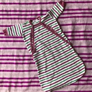 Fleece long sleeve baby sleep sack
